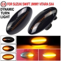 For Suzuki Swift Jimmy Vitara SX4 Alto Turn Signal Light LED Car Dynamic Side Marker Flowing Water Light Blinker Light A Pair|Si