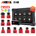 Ancel X7 Hd Heavy Duty Truck Scanner Full System Automotive Code Reader Epb Abs Oil Reset Sas Dpf Tpms Ecu Obd2 Diagnostic Tools