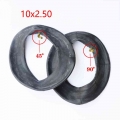 10x2.50 Inner Tube 10x2.5 Tube Innertube With Bent Valve 45 90 Degree Valve For Baby Stroller Pram Scooter 10 Inch - Motorcycle