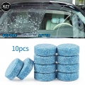 Car Windshield Wiper Glass Washer Auto Solid Cleaner Compact Effervescent Tablets Window Repair Car Accessories 10Pcs|Windshield