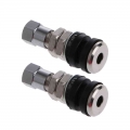 1 Pair Tire Wheel Valve Tubeless No Tube Stem Motorcycle Car Bike Atv Bicycle - Valve Stems & Caps - ebikpro.com