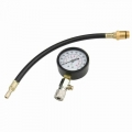 300 PSI Engine Cylinder Compression Pressure Meter Tester Gauge With Test Flex Hose Double Scale Dial PVC Case|Pressure & V