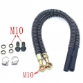 Fuel Rubber Hose Accessories Motorcycle Refit Oil Cooling Cooler Radiator Temperaturerubber Hose Gasket M10 Screw - Engines &