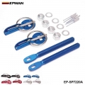 Racing Blue Hood Bonnet Pin Kit Aluminium For All Cars Lock Locking Sport New For Seat 2001-2006 Ep-sp7220a-blue - Engine Bonnet