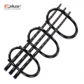 EPLUS Universal Silicone hose braided tube plumbing hoses Radiator intercooler Connecting pipe 1 meter Black|Hoses