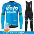 2021 Team EOLO KOMETA Cycling Jersey Winter Set Men Cycling Clothing Road Bike Suit Thermal Fleece Jacket MTB Maillot Uniform|Cy