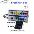 2021 Newest Auto Car Obd 2 Break Out Box Obd2 Breakout Box Obd Obdii Protocol Detector Diagnostic Connector Detector - Diagnosti