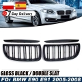 Pair Front Kidney Grille Grill For BMW E90 E91 3 Series 2004 2007/ E60 E61 2003 2010/E39 97 03/F10 F11 F18 09 17/F32 13 17/F20|