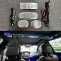 7/64colors Car Ceiling LED Ambient Light Speaker For Mercedes Benz C/E/S Klass W213 W222 W205 X253 Rotating Tweeter Sound horn