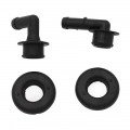 For Jeep Grand Cherokee 2000 2004 4Pcs Set PCV CCV Vent Valve Elbows Grommets Kit 4.0L Car Accessories Vent Valve Kit 53013360AA