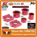 CNC Front & Rear Wheel Hub Spacers & Rear Axle Blocks Chain Adjuster Fit CR125R CR250R CRF250R X CRF450R X Supermoto Mot