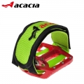 Acacia 1 Pair Embroidery Bike Pedal Belt Protect Fixed Gear Mtb Bicycle Anti-slip Double Adhesive Straps Pedal Toe Clip Strap -