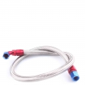 AN10 1.2Meter Stainless Steel Brained Fuel Gas Oil Hose Line Hose Tube Straight Elbow Swivel Hose End Fitting|Fuel Supply &