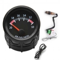 Car 52mm Air Fuel Ratio Gauge 12v Racing Air Fuel Meter Indicator With Narrow O2 Oxygen Sensor 0258006028 52mm Gauge Pod Cup - W