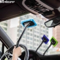 Car Window Cleaner Brush Kit Windshield Cleaning Wash Tool Inside Interior Auto Glass Wiper With Long Handle Car Accessories - S