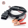 Obd Ii Vehicle Ecu Emergency 12v Power Supply Cable Memory Saver With Alligator Clip Ec5 Converter For Vehicle Car Auto Cable -