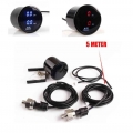 2inch 52mm Psi Air Suspension Air Ride Pressure Gauge Digital Led Display Black Face Car Meter With Sensor - Boost Gauges - Offi