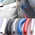 5M/Lot Auto Universal Car Door Edge Rubber Scratch Protector Moulding Strip Protection Strips Sealing Anti rub DIY Car styling|S