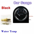 DRAGON GAUGE Car Gauge 2" 52mm Water Temp Gauge 40~120 Centigrade Temperature Vehicle Meter Black Shell 12V|shell|shell car