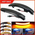 2 Pieces Dynamic Blinker LED Turn Signal Lights Side Mirror indicator For Ford Escape Kuga II EcoSport 2013 2019|Signal Lamp|