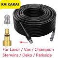 6m 10m 15m 20 Meters 160bar Sewer Drain Water Cleaning Hose For Lavor Vax Champion Sterwins Deko Parkside High Pressure Washer -