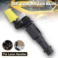 JUNGLEFLASH 360° Gimbaled Spin Washer Nozzles High Pressure Cleaner Tips Fit For Lavor For Karcher Nozzle K2 K7|Water Gun &