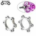 Muqzi 2pcs 44mm 48mm Bike Hub Disk Disc Brake Rotor Adapter Freewheel Threaded Hubs 6 Bolt Flange Mtb Road Bicycle Accessories -