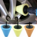 Auto Wheel Polishing Sponge Used for Electric Drill 3inch/ 4inch Burnishing Ball Polishing Cone Car Hub Buffing Sponge|Sponges,