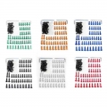 158pcs Motorcycle Fairing Bolts Kit Fastener Clips Screw Durable Stylish 6xdb - Nuts & Bolts - ebikpro.com