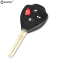 KEYYOU 4 Buttons Remote Car Key Shell Case Fob For Toyota Camry 2007 2008 2009 2010 Avalon Corolla Matrix RAV4 Venza Yaris|fob c