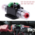 10 150A AMP Auto Car Truck Audio Solar Energy Inline Circuit Breaker Fuse Holder Stereo Amplifier Refit Fuse Adapter|Fuses| -