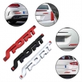 3D SPORT Graphic Logo Personality Car Metal Sticker Badge Emblem Sticker Auto Trunk Fender Decal For Mitsubishi Car Universal