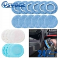 20pcs 5/6 Inch Car Polisher Pad Microfiber Waxing Applicator Bonnet Buffer Polishing Plush Cloth Pads Cover - Waxing Sponge - Of