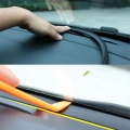 160cm Universal Car Windshield Sealant Dashboard Soundproof Rubber Seal Strip Auto Rubber Seals Car Panel Seal - Styling Mouldin