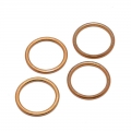 4x Exhaust pipe gaskets for Honda CB700 CB750 CB900 CB1000C CB1100F Gasket Replaces 18291 MM5 860, 18291 254 000|Exhaust Gaskets