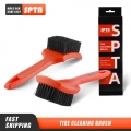 (Single Sale) SPTA Auto Tire Rim Brush Wheel Hub Cleaning Brushes Car Wheels Detailing Cleaning Car Floor Cleaning Brush|Sponge