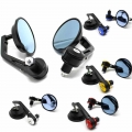 2pcs/Pair Universal Motorcycle mirror 22mm 7/8" handlebar end Rearview mirror motorbike side mirrors cafe racer Rear view m