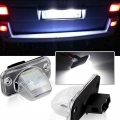 2pcs Led License Plate Lights For Vw T4 90~03, Transporter Syncro 1993~2004, Candy 04~, Jetta/syncro 05~ Auto Number Lamp 12v -