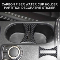 For Mercedes Benz A GLA CLA Class W176 X156 C117 2014 2015 2016 2017 Carbon Fiber Interior Water Cup Holder Decor Covers Trim|In