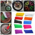 Universal Motorcycle Dirt Bike Wheel Rim Spoke Skins Covers Wrap Tubes Decor Protector Kit ​For Motocross Bicycle Bike Cool Acce