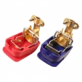 2pcs 12V Quick Release Battery Terminals Clamps For Car Caravan Boat Motorcycle Universal Car styling Replacement Parts Colorful