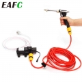 Eacf 12v Car Washing Machine High Pressure Car Electric Washer Wash Pump Set Portable Auto Washing Machine Kit Car Washing Tools