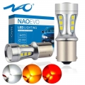 NAO P21W led BAY15D PY21W BA15S White 1300Lm Car LED Bulb P21/5W Turn Signal 1156 3030 1157 T20 W16W T15 W21/5W 7443 W21W 7440|c