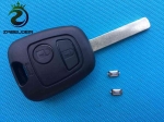 1pc New Replacement Case For Citroen C1 C2 C3 C5 2 Buttons Remote Key Fob Shell Micro Switches Uncut Va2 Blade No Logo Auto Part