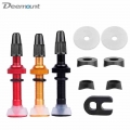 Deemount 1Pair 40/45/60mm CNC Machined Presta Valves for MTB Road Bike Tubeless Tires Brass Core|Valve| - Ebikpro.com