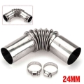 24mm Car Heater Air Vent Ducting Elbow Pipe Outlet Exhaust Connector Stainless Steel For Webasto Diesel Parking Heater|Heater Pa