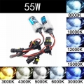 2pcs 55w Hid Xenon Kit Light Bulb H1 H3 H7 H11 880 9005 9006 3000k 4300k 6000k 8000k Dc 12v Car Headlight Headlamp Fog Lamp - Ca