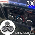 3pcs/set For Toyota Tacoma Platz Vios Vitz Yaris Echo Scion Xb Ac Switch Knob Air Conditioning Aluminum Alloy Heat Control Knobs