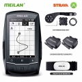 Meilan M1 GPS Bike Computer With Chest Heart Rate Monitor Speed /Cadence Sensor Wireless Navigation Bluetooth Bicycle Odometer|B