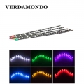 Car Motorcycle Led Strip Light 30cm 5050 12 Smd Drl Styling Decoration Waterproof Strip Fog Lamp White Red Green Yellow Pink - S